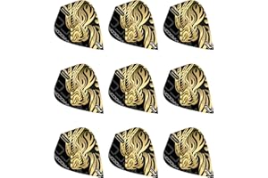 RED DRAGON Jonny Clayton Hardcore Gold Dragon Kite - 3 set per confezione (9 alette per freccette in totale)