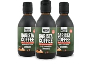 Hungry Heart – 3 x 250ml Chocolate Coffee | Cold Brew Kaffee-Konzentrat | 100% Arabica Bohnen | 750ml Schokolade Geschmack & Natürliches Aroma | Barista-Kaffee Qualität | Milchkaffee | Try Now