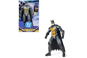 DC Comics - Figurine Batman Furtif Deluxe 30 Cm - Figurine Articulée - Créez Vos Propres Combats Masqués - Super Héros - 24 Effets Sonores & Lumineux - Jouet À Collectionner - Jouet Enfant 4 Ans Et +