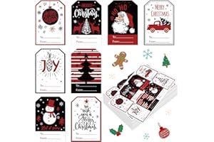 Dianelhall 320 Pieces Christmas Labels Stickers 2 x 3 Inches Christmas Tags Name Stickers Labels Self Adhesive Paper Xmas Collection Cute Sticky for Holiday Presents(Christmas Pattern)