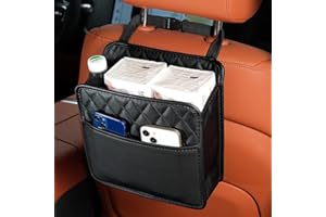 TeTupGa Car Seat Back Hanging Bag Car Document Holder Multi-Pocket Bottle Bag Storage Box Organizer Travel Tidy Pouch Pocket Kids