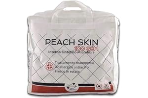 Lovely Home Piumino da Sacco Estivo 100 gr Anallergico Antiacaro - Peach Skin - Bianco, Singolo
