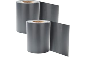 VINGO Bande brise-vue en PVC pour clôture double fil métallique - 70 m x 19 cm - Avec 60 clips de fixation - Film brise-vue en PVC pour clôture de jardin, balcon - Anthracite