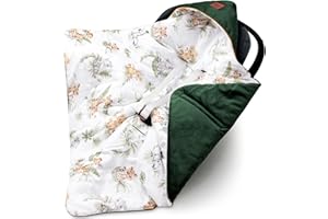 ‎PEPI MADE IN POLAND Pepi - Einschlagdecke Babyschale - 90x90 cm - Kinderwagen Decke - Babyschale Decke - Baumwolle Babydecke für Autositz - Babyeinschlagdecke