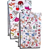 Yorni Zoo Family İkili Ekonomik Set Sıvı Ge&ccedil;irmez Alt A&ccedil;ma &Ouml;rt&uuml;s&uuml; Bebek Bakım &Ouml;rt&uuml;s&uuml; 65x80cm B&uuml;y&uuml;k Boy Polyester