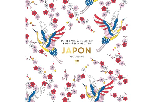 Japon: Petit livre à colorier & pensées à méditer