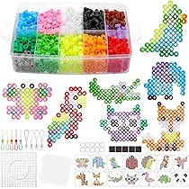 XL Bügelperlen Set 1500 Stück - 10mm Riesenperlen Für Kinder Ab 3 Jahren | Bastelspaß