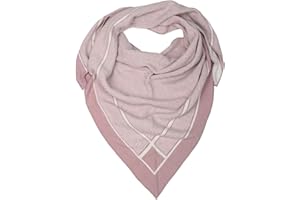 Cashmere Dreams Dreieckstuch mit Kaschmir - Hochwertiger Schal mit Labyrinth für Damen Jungen und Mädchen - XXL Hals-Tuch und Damenschal - Strick-Waren für Sommer und Winter