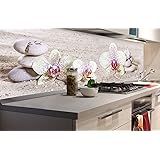 Zelfklevende keuken achterwand CONCRETE 180 x 60 cm | Zelfklevende spatwand keukenfolie