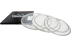 Remo Pinstripe Pinstripe - Piel para batería (10 pulgadas, 12 pulgadas, 14 pulgadas) PP-0922-PS