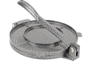 ‎ARAMOX Tortilla- und Roti-Maker, Tortilla-Presse, Mehlteig, Tortilla-Taco-Presse, Roti-Maker aus Aluminiumlegierung für das Frühstück zu Hause, 20 X 16 Cm