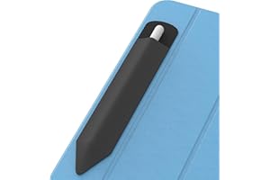 Qreninv Pencil Holder Compatible with Apple Pencil 2nd Gen and 1st Gen, Elastic Pocket to Protect and Store The Pen Stylus, Adhesive Sleeve Attached to The Case for Stylus Pens