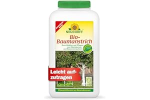 Neudorff Bio-Baumanstrich – Anwendungsfertiger Kalkanstrich zum natürlichen Weißen und Pflegen von Obstbäumen und Beerensträuchern, 2 Liter