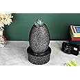 HOME ELEMENTS Tabletop Waterfall Fountain with Crystal Ball for Home Decor Desktop Showpiece Fountain for Living Room Housewarming Gift Office Zen Water Fountain (FT_014)