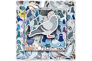 CHAOPAITIEZHI Pigeons Tierische Taube Stickers - 50 Stück Skateboard Graffiti Aufkleber für Motorräder, Fahrrad, Snowboard, Gepäck, Laptop, Auto, Koffer - Wasserdichte Vinyl Aufkleber für Kinder und Jugendliche