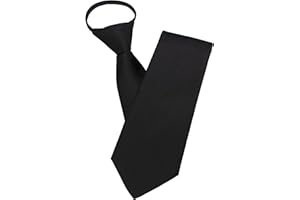 JEMYGINS Cravate à fermeture éclair pour hommes - Un look élégant en quelques secondes