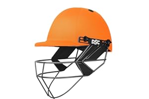 DSC Fort 44 Casco de críquet, Hombres, Naranja, XL