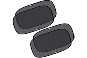 Enovoe Car Window Shade - (4 Pack) - 63x41cm Cling Sun Shade for Car Window Side - Glare and SunRays Protection for Your Precious Family/Passenger, blinds window roller no drilling