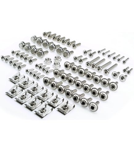 Tech-Parts-Koeln Verkleidungsschrauben Set Peugeot Speedfight - 20 Teile Schwarz