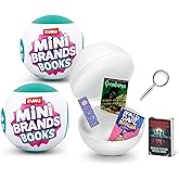 Mini Brands ZURU ger&ccedil;ek minyat&uuml;r kitap markaları koleksiyonu oyuncak, kaps&uuml;l 5 gizemli minyat&uuml;r kitap, &ccedil;ocuklar ve gen&ccedil;ler ve