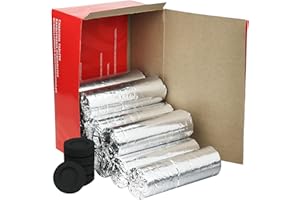 NKlaus Räucherkohle Schnellzündend 10 Rollen Ø 50mm 100 Stück Griechenland Kohle Brenndauer Kohletabletten 1231