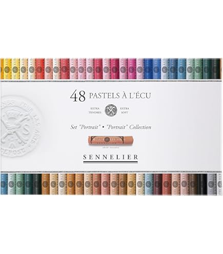 Jack Richeson Yarka - Coffret De 30 Pastels Secs En Boîte Bois