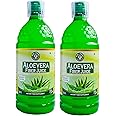 Bon Organo Aloe Vera Juice with Pulp | Immunity Booster | Anti-Oxidant| 2L (Pack of 2)