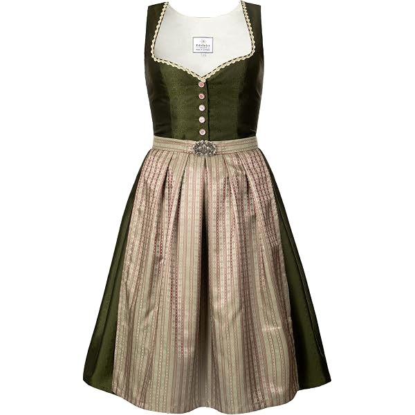 Produktbild von PAULGOS Dirndl Set 3 Teilig Marie, Trachtenkleid, Dirndl Bluse Passende Schuerze Verschiedene Farben Farbeblau Damen Groesse42