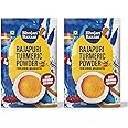 Bhojan Bazaar Rajapuri Organic Turmeric/Haldi Powder (Pack of 2, 100g Each) Premium Konkan Haldi, Natural Turmeric Powder with No Added Flavours, Rich in Curcumin, Resealable Hygienic Pack for Cooking