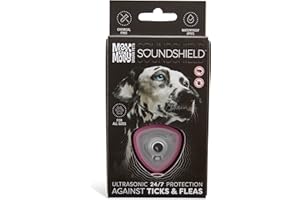 Max & Molly Soundshield Ultraschall-Tag für Hunde & Welpen jeder Größe, anbringbar für jedes Halsband oder Geschirr, sichere und einfache Verteidigung durch Ultraschalltechnologie ohne schädliche