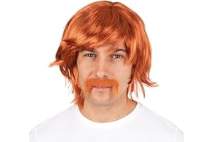 P'tit Clown - 51921 - Parrucca e Baffi Bobby - Rossa - Taglia Unica