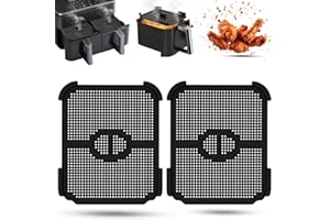 ‎HZUISST 2 Stück Spritzschutz für Cosori Airfryer 8,5L/ Dual Blaze TwinFry 10L, Silikon Spritzschutz für Heißluftfritteuse Zubehör, Airfryer Zubehör für Cosori CAF-R901-AEU 8,5L (CAF-R901)
