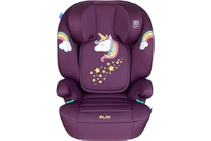CASUALPLAY PLAY Silla de coche Two I Size con isofix, grupo 2/3 para niños de 3 a 12 años o altura 100-150 cm, unicorn