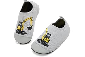 VOLHAL Hausschuhe ​Kinder Mädchen Junge Barfussschuhe Pantoffeln Lauflerns chuhe​Rutschfest ​Kindergarten für Atmungsaktive​Weich Kleinkinder Schuhe ​Unisex