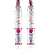 2 RICARICHE PER GASATORE (VUOTO PER PIENO) compatibile con tutti i gasatori come Happy Frizz o Sodastream* e altri marchi con