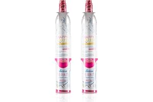 2 RICARICHE PER GASATORE (VUOTO PER PIENO) compatibile con tutti i gasatori come Happy Frizz o Sodastream* e altri marchi CON ATTACCO ACME ad avvitamento (NO CQC quick connect)