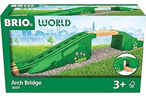 BRIO World - Puente Arqueado, Accesorio para Tren Juguete, Bloques de construccion para niños, Juguetes Niños 3 Años, Brio Tren, Regalo Niño 3 Años