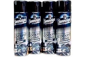 SMARTRICH 4 x Mix Bundle Dashboard Shine Sovereign Interior Plastic Cleaner Scented Spray