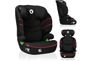 Lionelo Lars i-Size Seggiolino Auto con l'ultima Norma i-Size R129 per bambini (100-150cm/4-12 anni) Protezioni laterali, Poggiatesta regolabile, Leggero e facile installare, Opzione Solo rialzo auto