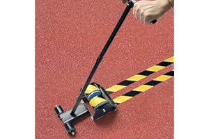 JAOGAUS Aplicador de Cinta Adhesiva Para Pisos, Herramienta de Marcado Manual de Cinta de Empuje, Dispensador de Cinta Adhesiva Para Señalización de Suelos, Protección