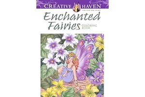 Creative Haven Enchanted Fairies Coloring Book