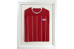 Vivarti DIY Infant Standard Sports Shirt Display Telaio 40 x 50cm - Cornice Bianca, Cornice Interna Bianca, Scheda di Supporto Bianco