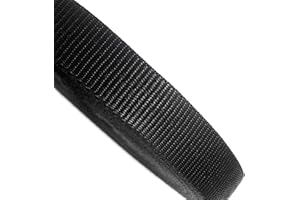 Direct Manufacturing 25mm Black Webbing Rolls Polyproplene 440kg Straps and Lashing (25m)