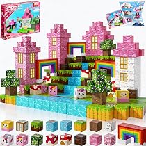 HISHOPTOY Locs di Costruzione Magnetico, 108 Pezzi, Gioco Educativo per Bambini 3-12 Anni Cubi Magnetici