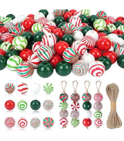 184 Pièces Perles En Bois Noël Bonhomme De Neige 20mm Avec Corde - Kit Créatif Festif Perles Bois Bonhomme Neige Chanvre 184 Pièces Perles En Bois Noël Bonhomme De Neige 20mm Avec Corde - Kit Créatif Festif Perles Bois Bonhomme Neige Chanvre