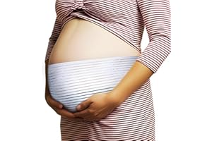 BODYPERFECT Fascia ernia ombelicale Pancera post operatoria Cintura post parto Elasticizzata A Strappo Altezza 16 Cm Made in Italy (Bianco, XS)