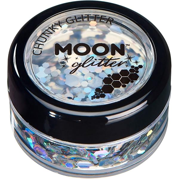 Moon Glitter Fix Gel – Haftprimer Für Glitzer Auf Gesicht & Körper, Vegan, Set Mit 6