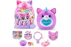 Rainbocorns Kitty Mania (FURRINA) by ZURU, Collectible Plush Toy for Girls 3+