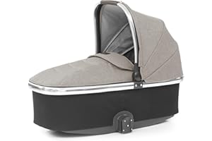 OKOIUM Oyster3/ Oyster Zero Carrycot, Pebble On Mirror Frame