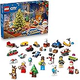 LEGO City 2025 Yılbaşı Takvimi 60475 &ndash; 5 Yaş ve &Uuml;zeri Erkek ve Kız &Ccedil;ocuklar i&ccedil;in Yılbaşına Geri Sayım Yapan, G&uuml;nl&uuml;k S&uuml;rpriz O